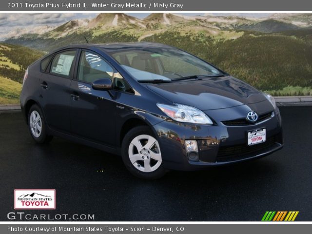 2011 Toyota Prius Hybrid II in Winter Gray Metallic