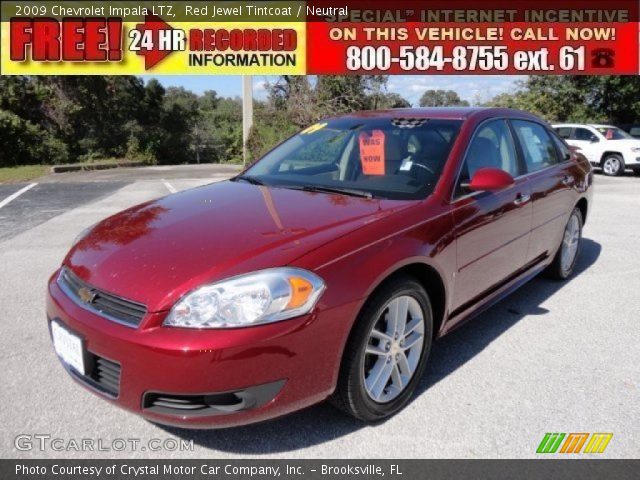 2009 Chevrolet Impala LTZ in Red Jewel Tintcoat