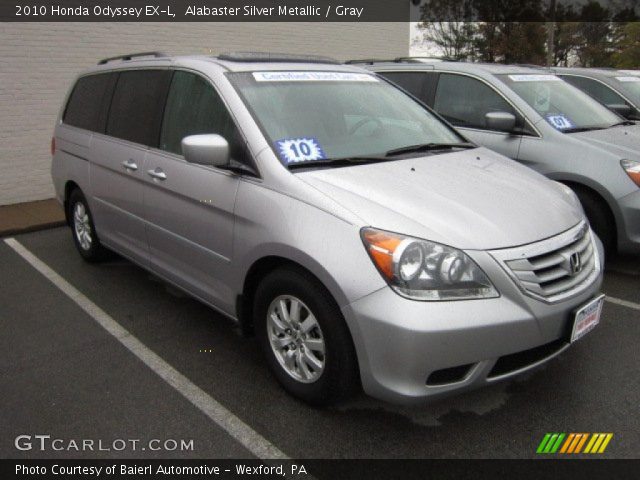 2010 Honda Odyssey EX-L in Alabaster Silver Metallic