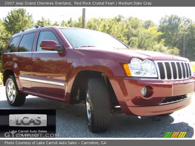 2007 Jeep Grand Cherokee Overland in Red Rock Crystal Pearl