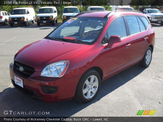 2008 Kia Rondo LX V6 in Volcanic Red