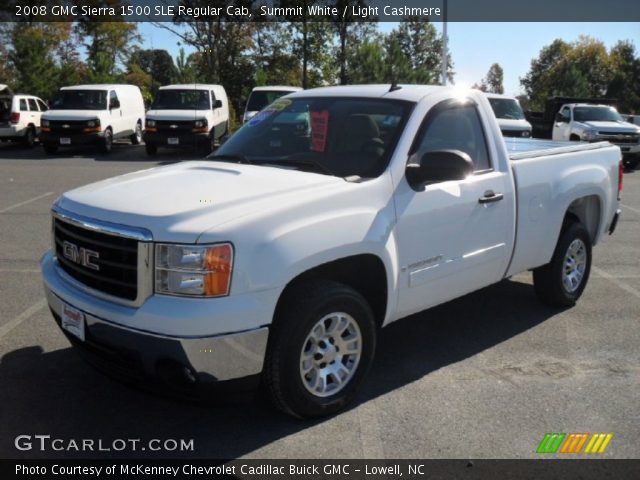 2008 GMC Sierra 1500 SLE Regular Cab in Summit White