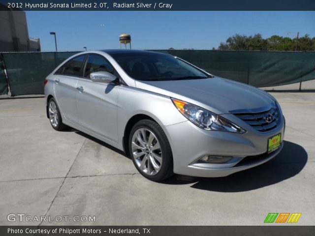 2012 Hyundai Sonata Limited 2.0T in Radiant Silver