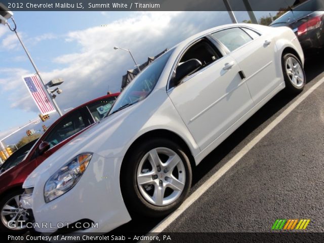 2012 Chevrolet Malibu LS in Summit White