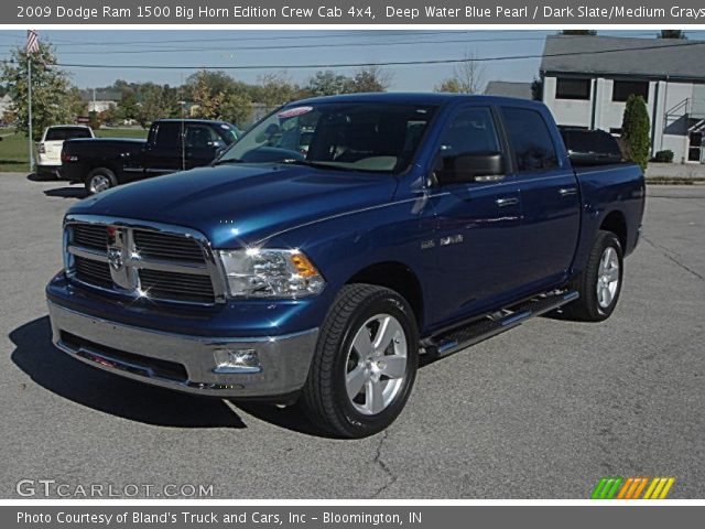 2009 Dodge Ram 1500 Big Horn Edition Crew Cab 4x4 in Deep Water Blue Pearl