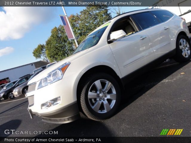 2012 Chevrolet Traverse LTZ AWD in White Diamond Tricoat