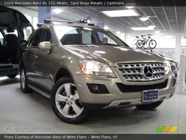 2009 Mercedes-Benz ML 350 4Matic in Sand Beige Metallic