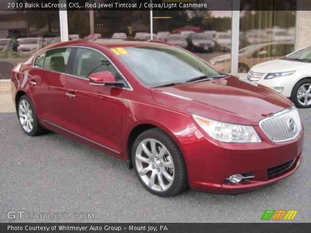 2010 Buick LaCrosse CXS in Red Jewel Tintcoat