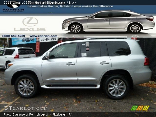 2011 Lexus LX 570 in Mercury Silver Metallic