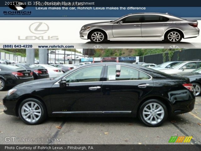 2011 Lexus ES 350 in Obsidian Black