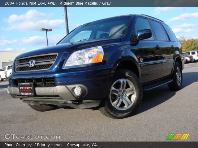 2004 Honda Pilot EX-L 4WD in Midnight Blue Metallic