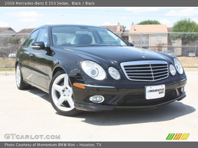 2009 Mercedes-Benz E 350 Sedan in Black