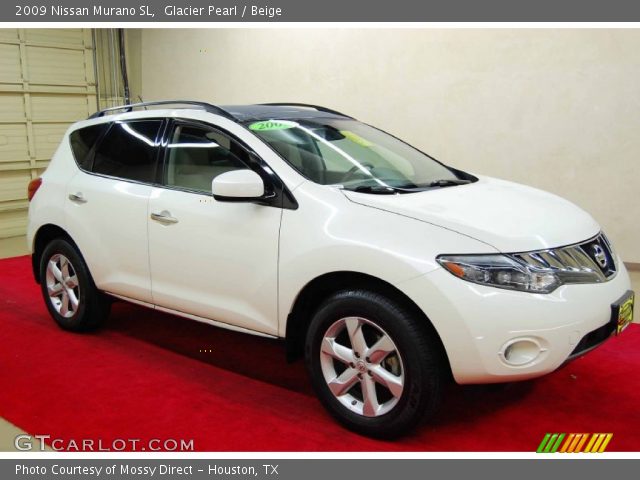 2009 Nissan Murano SL in Glacier Pearl