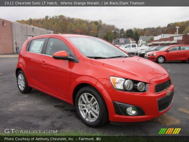 2012 Chevrolet Sonic LT Hatch in Inferno Orange Metallic
