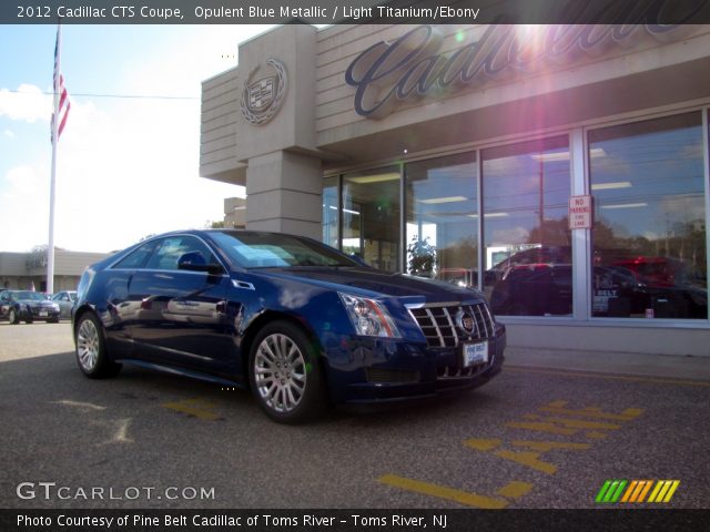 2012 Cadillac CTS Coupe in Opulent Blue Metallic