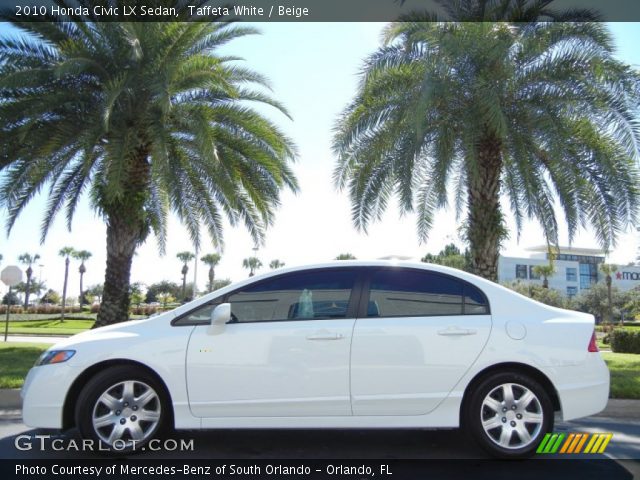 2010 Honda Civic LX Sedan in Taffeta White