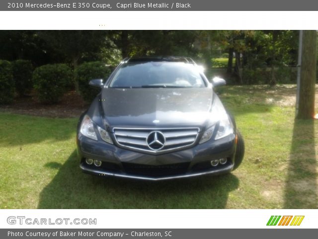 2010 Mercedes-Benz E 350 Coupe in Capri Blue Metallic
