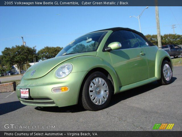 2005 Volkswagen New Beetle GL Convertible in Cyber Green Metallic