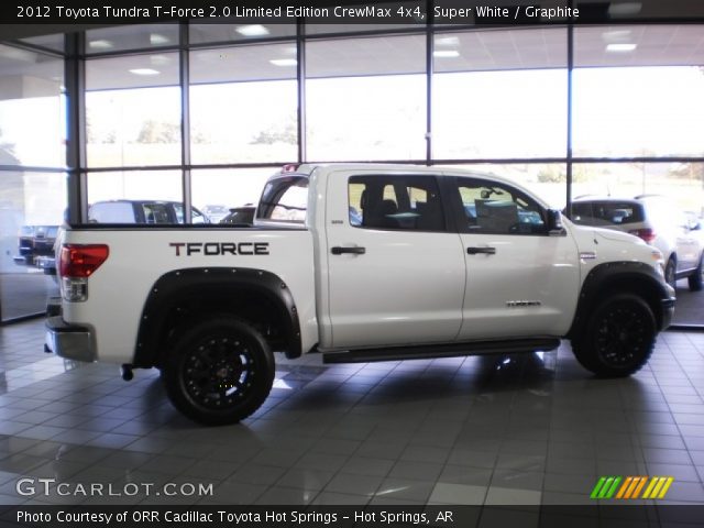 2012 Toyota Tundra T-Force 2.0 Limited Edition CrewMax 4x4 in Super White