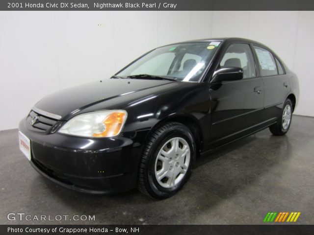 2001 Honda Civic DX Sedan in Nighthawk Black Pearl