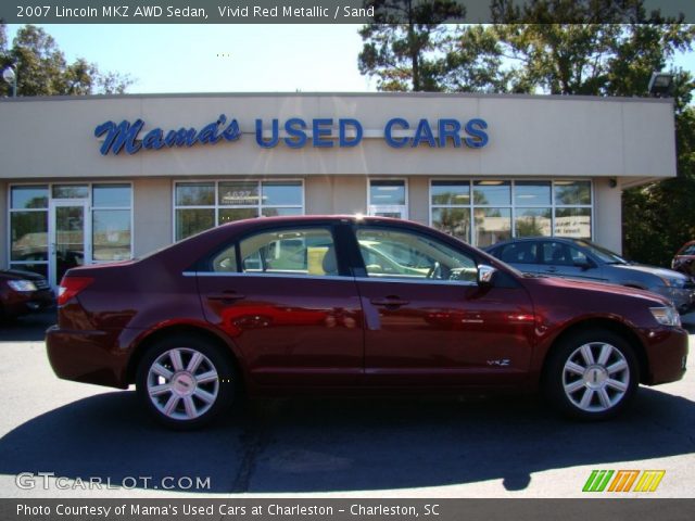 2007 Lincoln MKZ AWD Sedan in Vivid Red Metallic