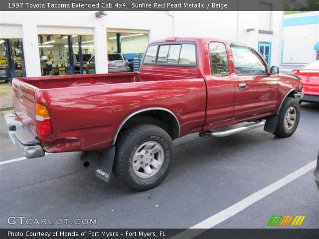 1997 Toyota Tacoma Extended Cab 4x4 in Sunfire Red Pearl Metallic