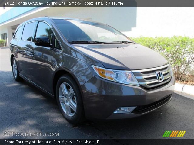 2012 Honda Odyssey Touring Elite in Smoky Topaz Metallic