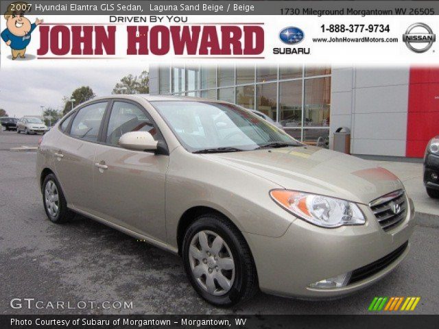 2007 Hyundai Elantra GLS Sedan in Laguna Sand Beige