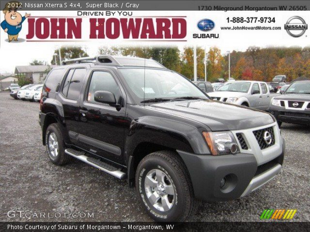 2012 Nissan Xterra S 4x4 in Super Black