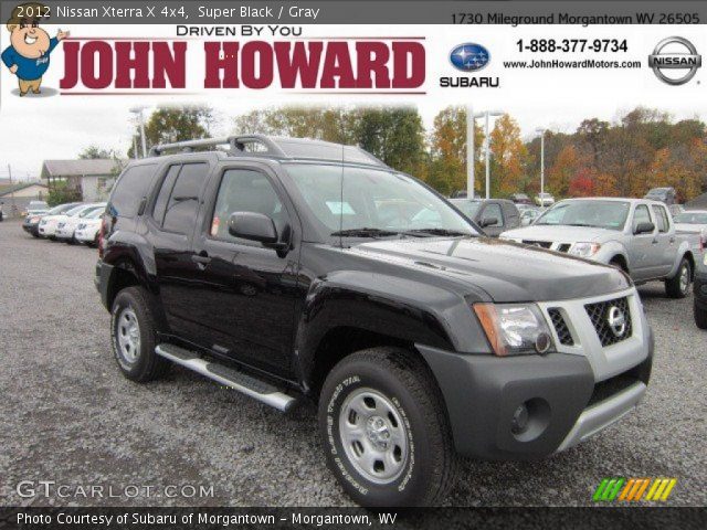 2012 Nissan Xterra X 4x4 in Super Black