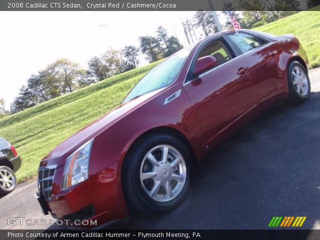 2008 Cadillac CTS Sedan in Crystal Red