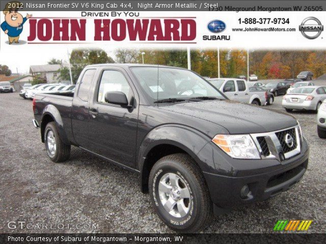 2012 Nissan Frontier SV V6 King Cab 4x4 in Night Armor Metallic