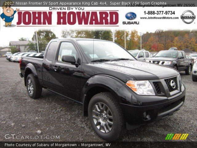 2012 Nissan Frontier SV Sport Appearance King Cab 4x4 in Super Black