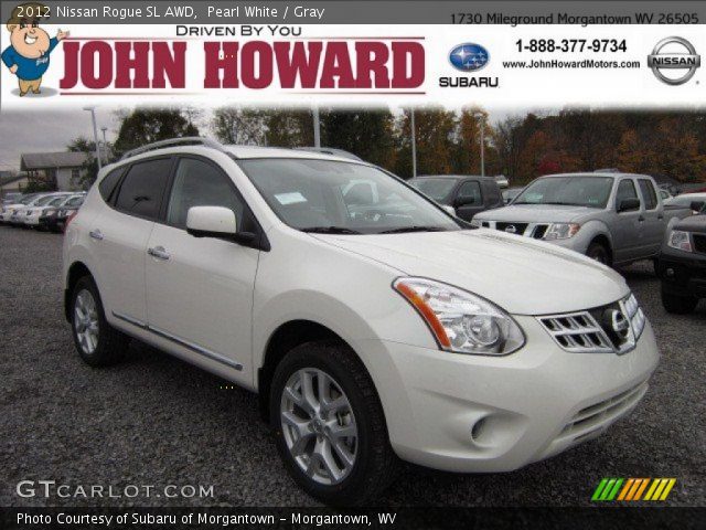 2012 Nissan Rogue SL AWD in Pearl White