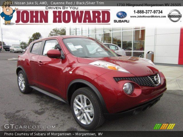 2011 Nissan Juke SL AWD in Cayenne Red