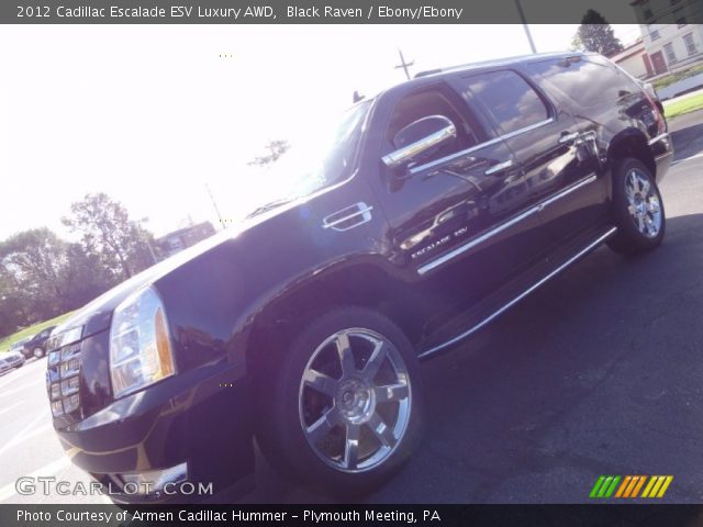 2012 Cadillac Escalade ESV Luxury AWD in Black Raven