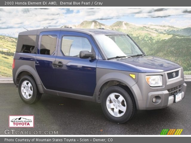 2003 Honda Element EX AWD in Eternal Blue Pearl