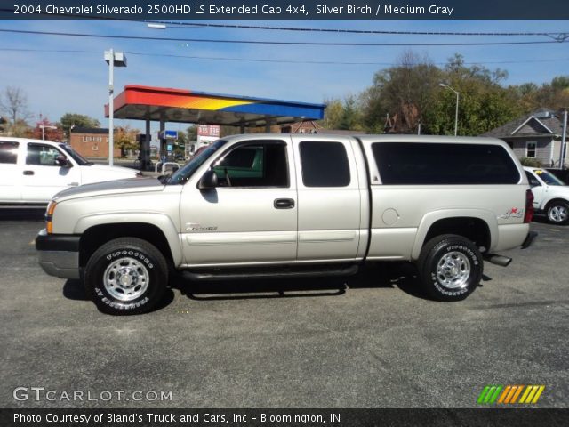 2004 Chevrolet Silverado 2500HD LS Extended Cab 4x4 in Silver Birch