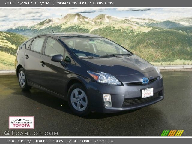 2011 Toyota Prius Hybrid III in Winter Gray Metallic
