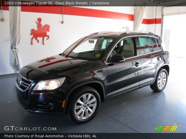 2009 Volkswagen Tiguan SE in Deep Black Metallic