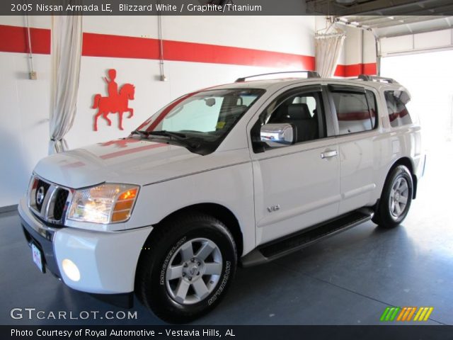 2005 Nissan Armada LE in Blizzard White