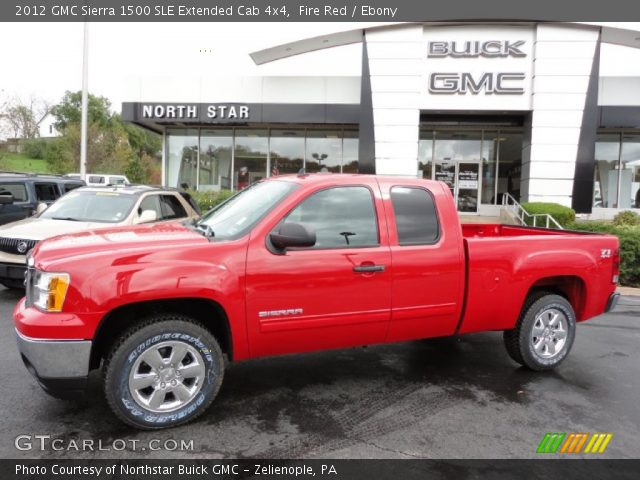 2012 GMC Sierra 1500 SLE Extended Cab 4x4 in Fire Red