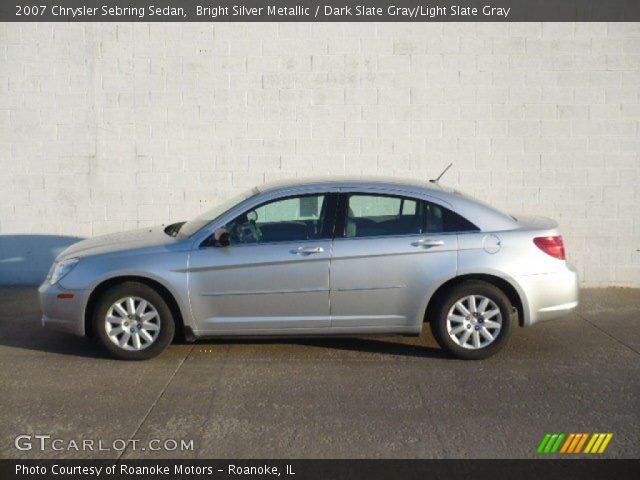 2007 Chrysler Sebring Sedan in Bright Silver Metallic