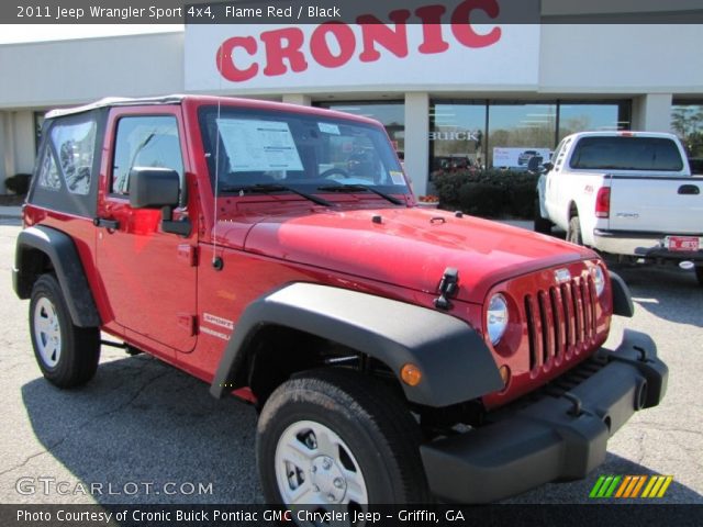 2011 Jeep Wrangler Sport 4x4 in Flame Red