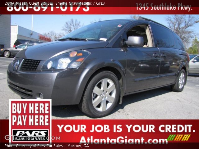 2004 Nissan Quest 3.5 SE in Smoke Gray Metallic