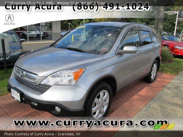 2008 Honda CR-V EX-L 4WD in Whistler Silver Metallic