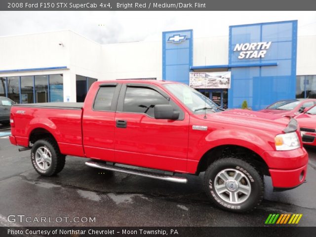 2008 Ford F150 STX SuperCab 4x4 in Bright Red