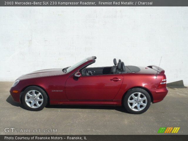 2003 Mercedes-Benz SLK 230 Kompressor Roadster in Firemist Red Metallic