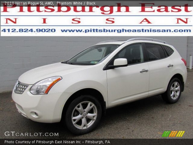 2010 Nissan Rogue SL AWD in Phantom White