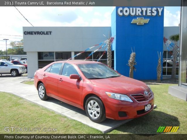 2011 Toyota Camry LE in Barcelona Red Metallic